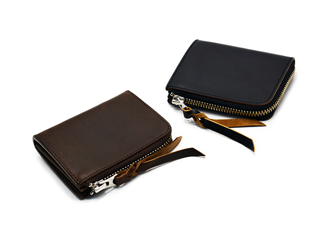 全2色【INCEPTION/インセプション】「Horse Butt Leather L.Fastener