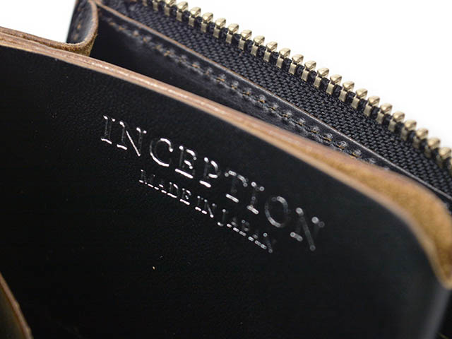 全2色【INCEPTION/インセプション】「Horse Butt Leather L.Fastener