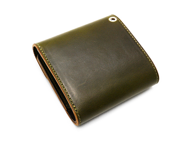 クロムエクセル　グリーン　ショートトラッカー　ウォレット 全2色【INCEPTION/インセプション】「Chromexcel Leather Trucker