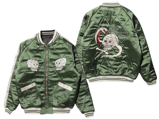 全2色【JELADO/ジェラード】2026AW「Skull Snake Souvenir Jacket