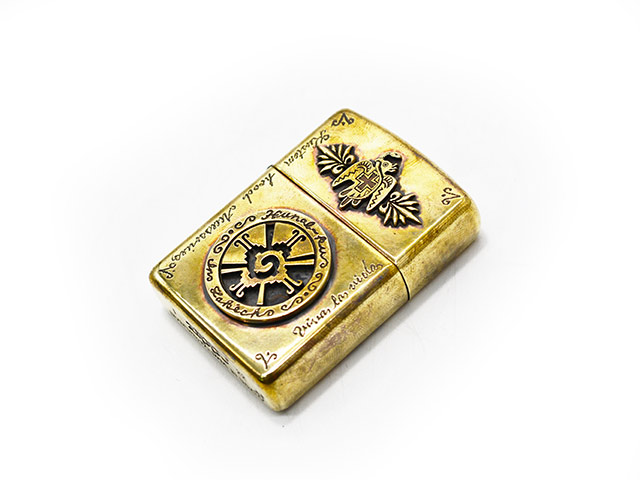 galcia ジッポライター galcia/ガルシア】「Brass Zippo”Eagle&Hunab-Ku”/ブラスジッポ