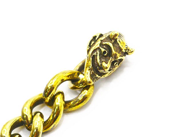 galcia ガルシア　ブレスレット galcia/ガルシア】「Devil Head&Snake Hook Brass Bracelet/デビル