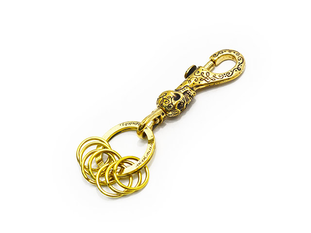 galcia/ガルシア】「Mexican Calavera Brass Key Holder/メキシカン