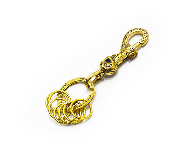 galcia/ガルシア】「Mexican Calavera Brass Key Holder/メキシカン