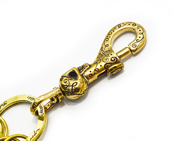 galcia/ガルシア】「Mexican Calavera Brass Key Holder/メキシカン