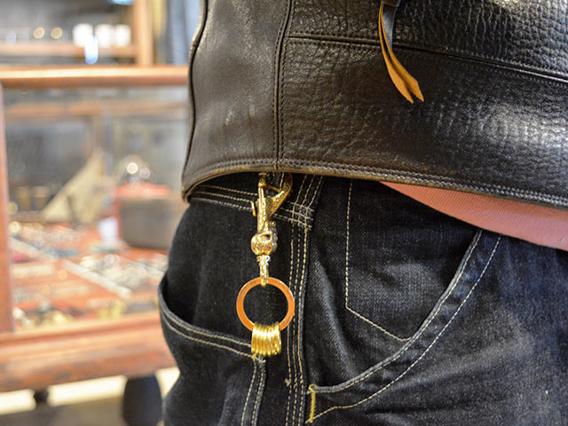 galcia/ガルシア】「Mexican Calavera Brass Key Holder/メキシカン