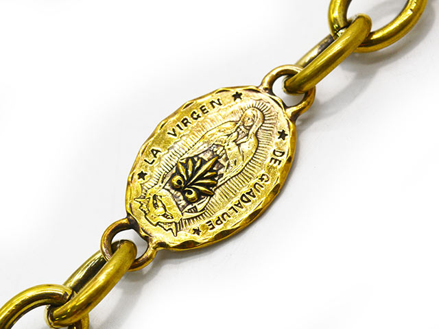 galcia/ガルシア】「Mexican Skull Brass Wallet Chain/メキシカン