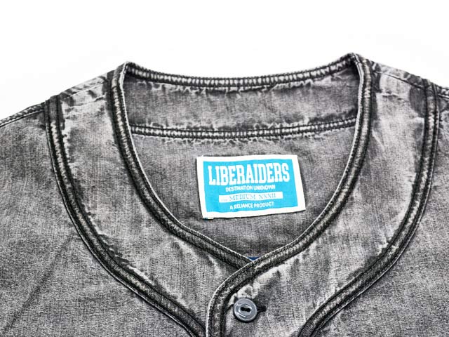 全2色【Liberaiders/リべレイダース】2026SS「Chambray Baseball Shirt