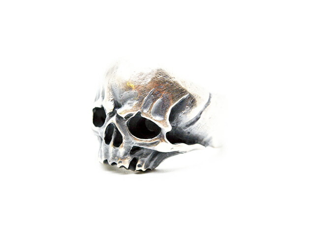 マッドカルトスカルデザインリング付きアクセサリー 別注【MAD CULT/マッドカルト】「WOLF PACK Skull Head Ring/ウルフ