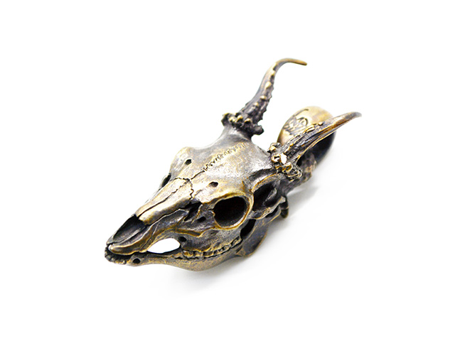 MAD CULT/マッドカルト】「Deer Skull Head Pendant Top/ディアスカル