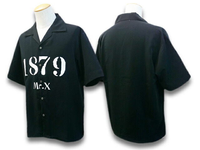 全3色【MISTER X/ミスターエックス】2022SS「S/S 1879 Open Collar