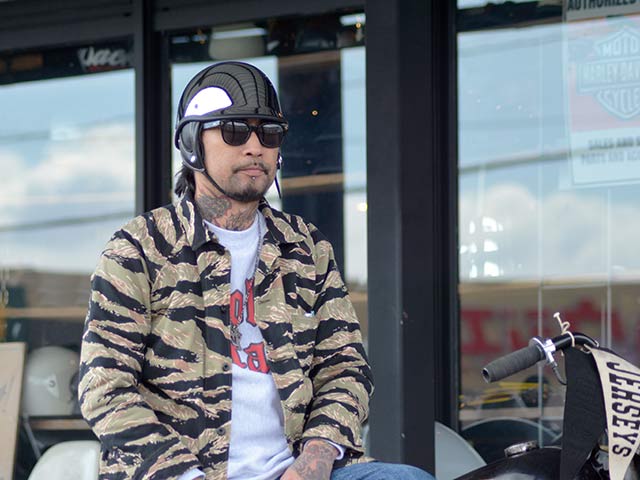 No Budz/ノーバッズ】「Burst Helmet”Vintage Jockey”/バースト