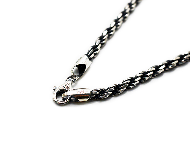 galcia ガルシアシルバー925 チェーン 50cm ネックレス galcia/ガルシア】「Rope Necklace Chain/ロープネックレスチェーン