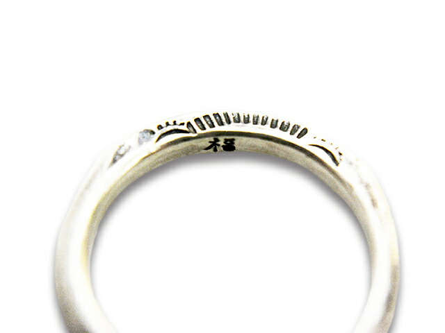 CHOOKE/チョーク】「Round Stamp Ring”Thunder”/ラウンドスタンプ