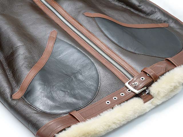 ■ ギアード gear.d.o ムートンウォーマー ジャケット オリーブ 46 別注 REVERSIBLE MOUTON JACKET | YOKE(ヨーク) / アウター