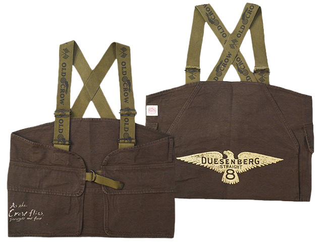 【新品未使用】OLD CROW ミリタリーベスト カーキ OLD CROW/オールドクロウ】2024SS「Tool Vest”Dusenberg”/ツールベスト