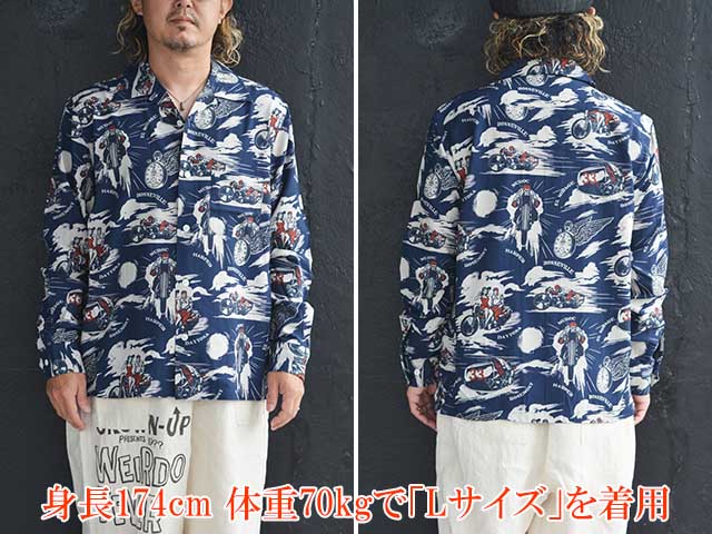OLD CROW/オールドクロウ】2024SS「BLACKBIRD L/S Shirts/ブラック