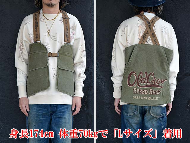 OLD CROW/オールドクロウ】2025SS「Crow Brand Tool Vest/クロウ