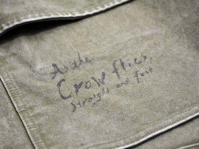 OLD CROW/オールドクロウ】2025SS「Crow Brand Tool Vest/クロウ