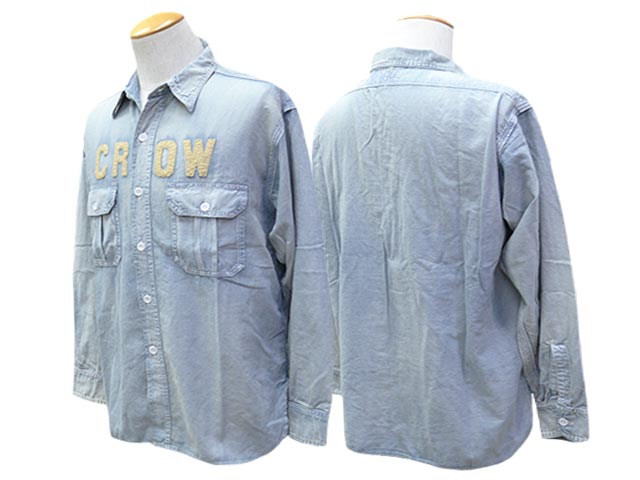 30% OFF)【OLD CROW/オールドクロウ】2025SS「CROW L/S Work Shirts