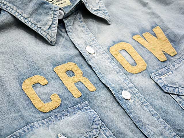 30% OFF)【OLD CROW/オールドクロウ】2025SS「CROW L/S Work Shirts