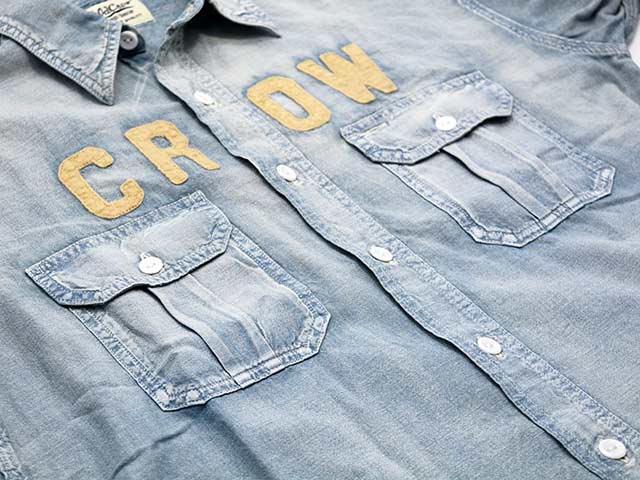 30% OFF)【OLD CROW/オールドクロウ】2025SS「CROW L/S Work Shirts