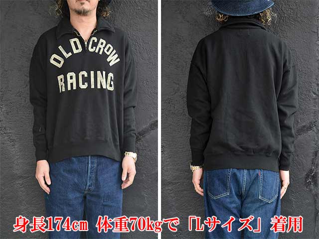 OLD CROW/オールドクロウ】2025SS「Half Zip Sweat”OLD CROW OLD CROW/オールドクロウ】2025SS「Half Zip Sweat”OLD CROW
