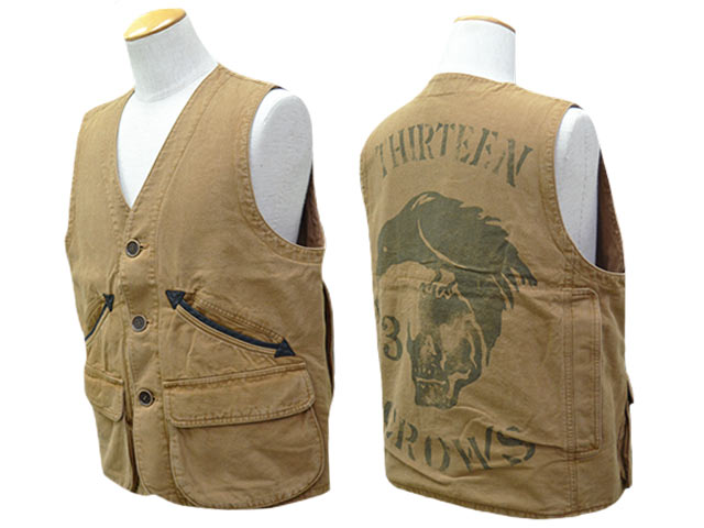 全2色【OLD CROW/オールドクロウ】2025AW「Thirteen Crows Tool Vest