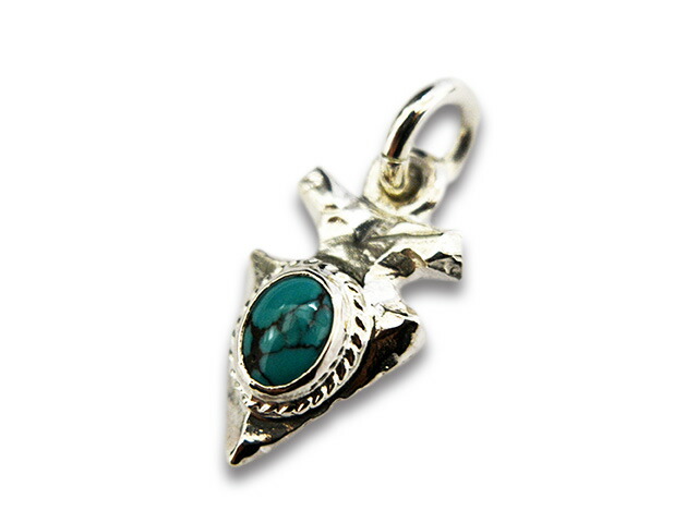 FIRST ARROWS ペンダントトップ ターコイズ アクセサリー FIRST ARROW's/ファーストアローズ】「Arrow Head with Turquoise