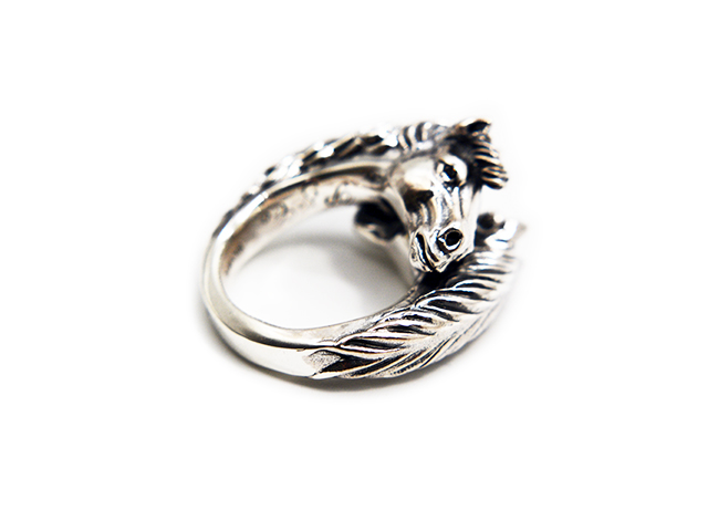 Peanuts&Co/ピーナッツカンパニー】「Two Face Horse Ring/トゥー