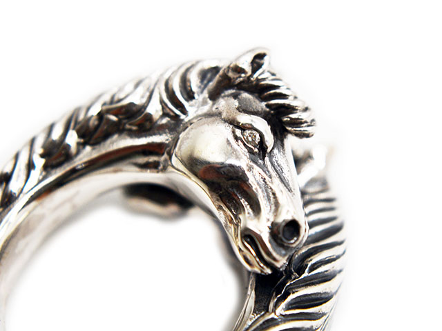 Peanuts&Co/ピーナッツカンパニー】「Two Face Horse Ring/トゥー