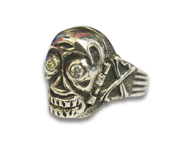 Peanuts&Co/ピーナッツカンパニー】「Skull Poison Ring”Diamond