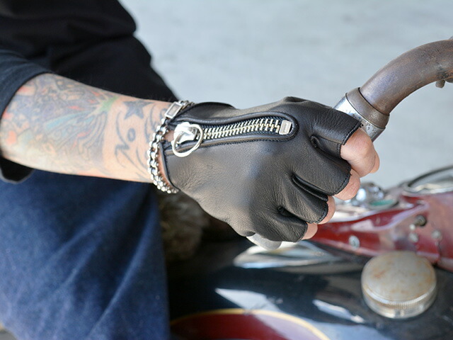 全2色【POWWOW/パウワウ】「The Gauntlet Glove”Type Terry Finger