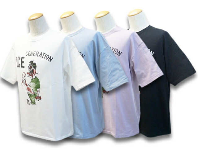 POP EYES/ポップアイズ】2022SS「Crew Neck S/S Easy Tee”ICE