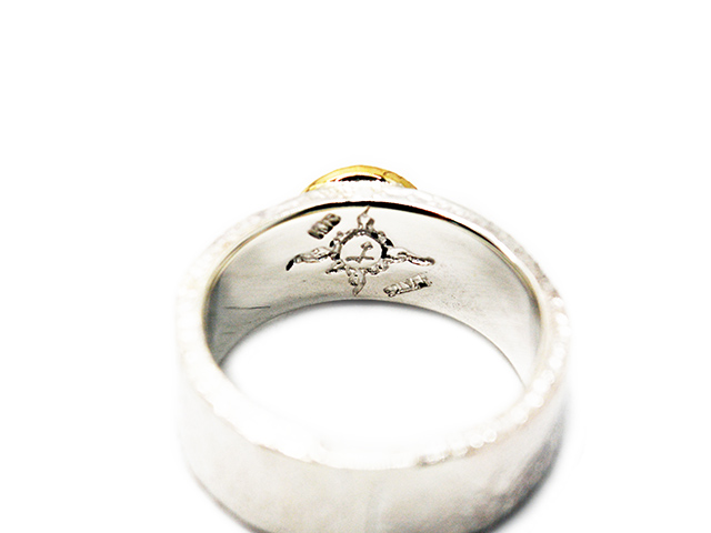 FIRST ARROW's/ファーストアローズ】「Small Barerock Ring with K18