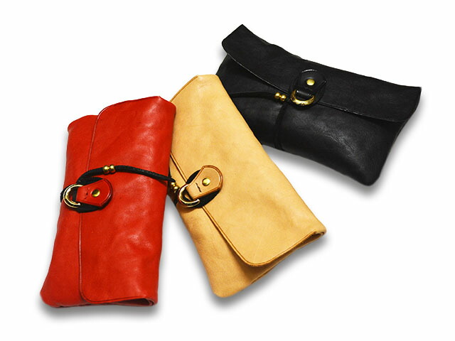 全3色【Round head/ラウンドヘッド】「Shag Pouch/シャグポーチ