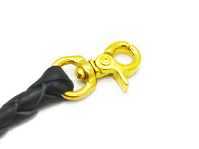 全2色【Round head/ラウンドヘッド】「Wallet Rope”Four Braids