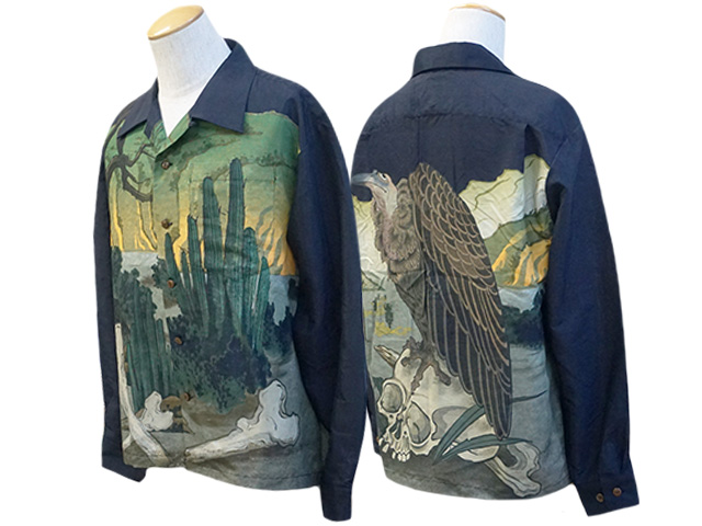 【RED TAiL/レッドテイル】2023SS「Vulture L/S  Shirts/バルチャーロングスリーブシャツ」(RKK-420)(Vise/ヴァイス/レッドテール/バイス/ハーレー/ウルフパック)