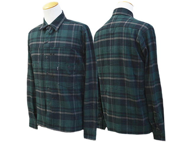 全3色【RED TAiL/レッドテイル】2024SS「Cross L/S Check Shirts