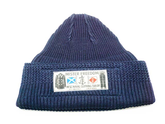 MISTER FREEDOM/ミスターフリーダム】2024AW「Cotton Indigo Knit Cap