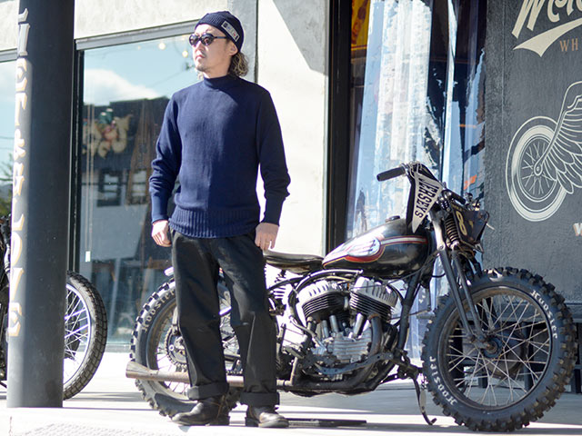 MISTER FREEDOM/ミスターフリーダム】2024AW「Cotton Indigo Knit