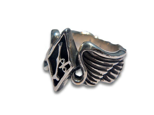 SKULL FLIGHT/スカルフライト】「1% Wing Ring/1%ウイングリング