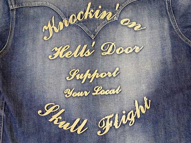 SKULL FLIGHT/スカルフライト2022SS「Riders Denim Western Shirts