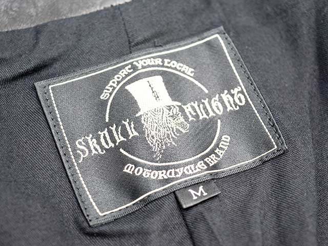 SKULL FLIGHT/スカルフライト】2023AW「Riders Sheepskin Old Cross