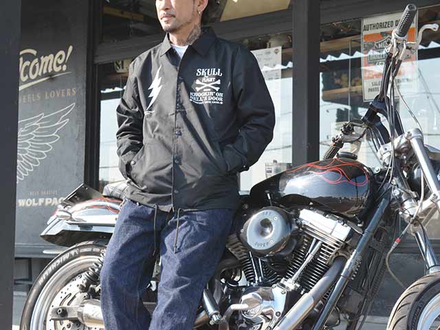 SKULL FLIGHT/スカルフライト】2023AW「Skull Head Coach Jacket SKULL FLIGHT/スカルフライト】2023AW「Skull Head Coach Jacket