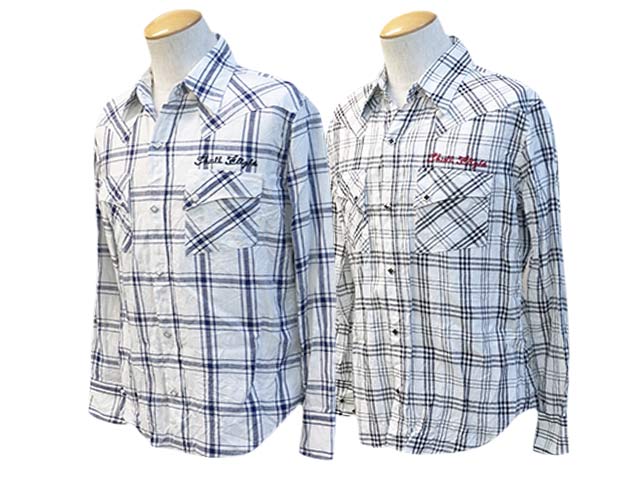 30% OFF)【SKULL FLIGHT/スカルフライト】2023SS「Riders Linen Check