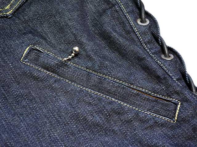 30% OFF)SKULL FLIGHT/スカルフライト「Riders Denim Club Zip Vest