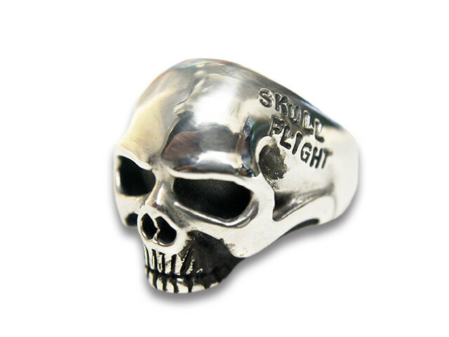 SKULL FLIGHT/スカルフライト「Silver950 Skull Ring/シルバー