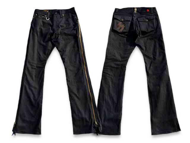専用 商品★★激レア★ スカルフライト レザーパンツ スタンダード SKULL FLIGHT/スカルフライト「SS Pants Type4 Boots Cut”Stretch”/SS