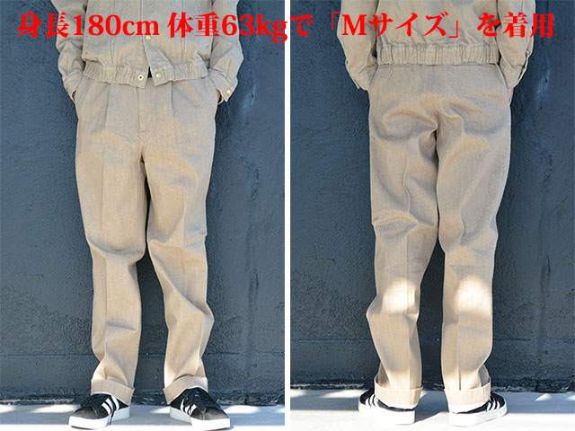 Sugar&Co. ベージュ ダディーズパンツ Sugar & Co.」Daddys Pants シュガーアンドカンパニー ダディーズ